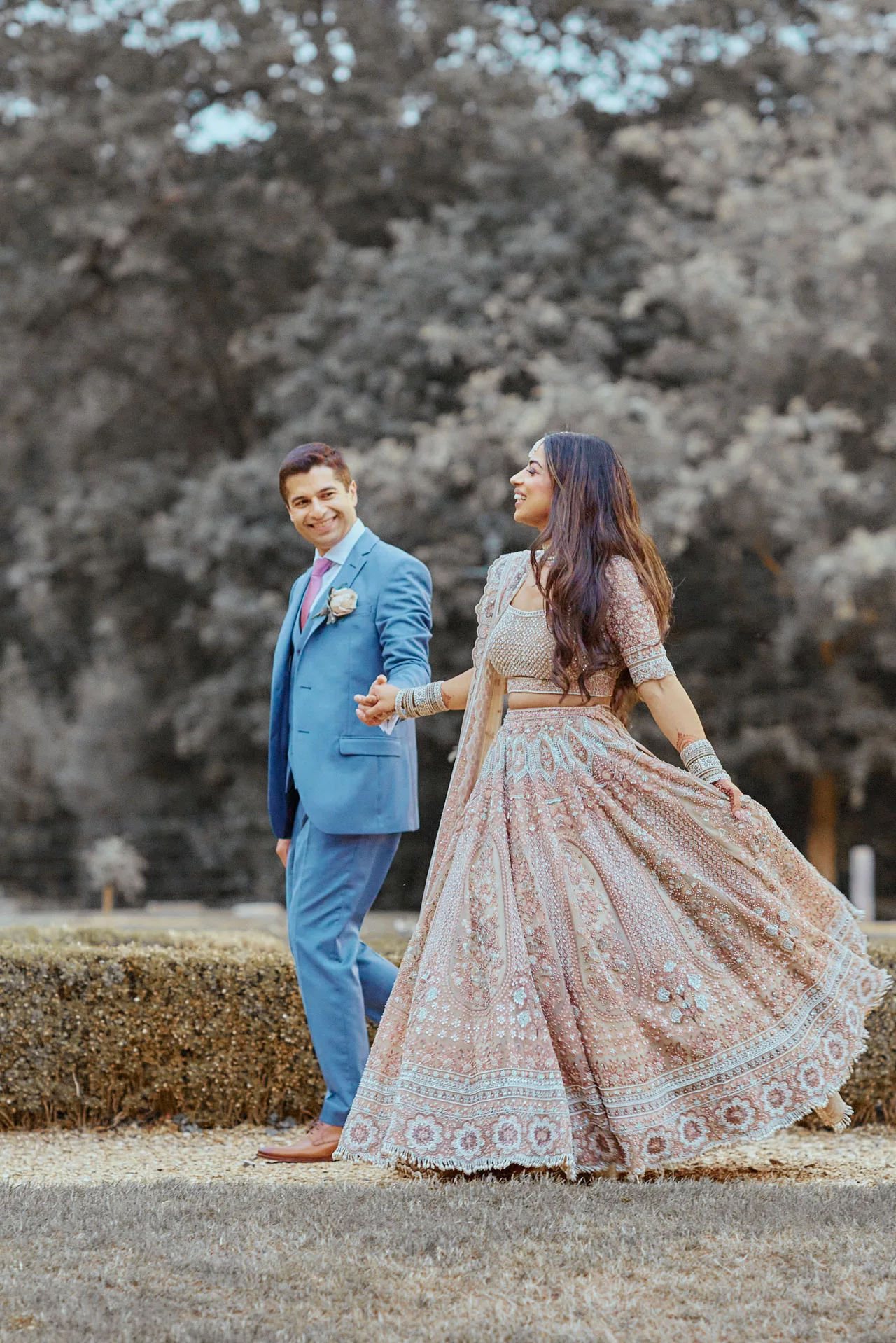 A Spectacular Indian Fusion wedding at Highcliffe Castle in Dorset