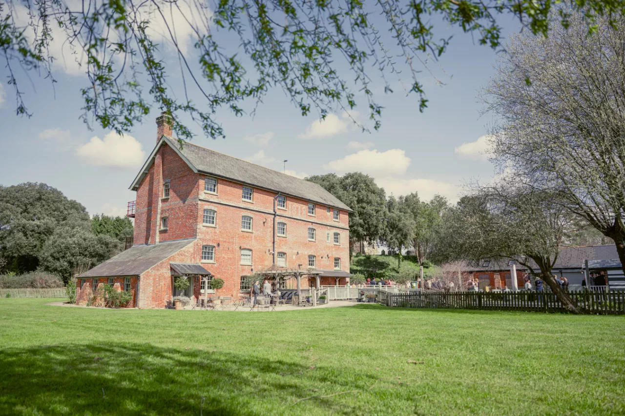 Image of Sopley Mill in the spring